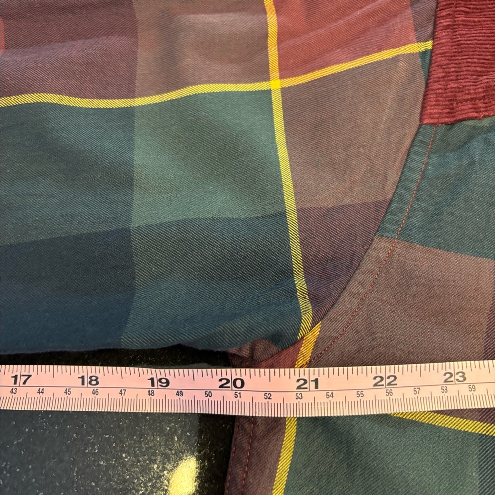 Ralph Lauren Double RL Burgundy and Green Plaid Shirt - Picture 11 of 11